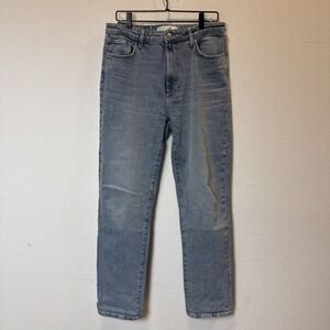 Joe's Jeans Jeans Womens 31 Blue Light Wash High Rise Straight Leg Stretch Denim